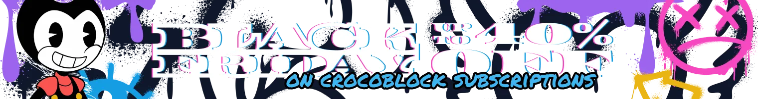 Croco Black Friday 2024 banner image