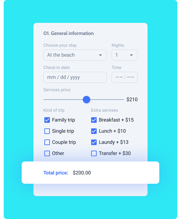 wordpress app builder forms database