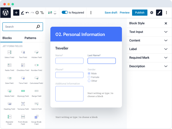 WordPress Form Builder