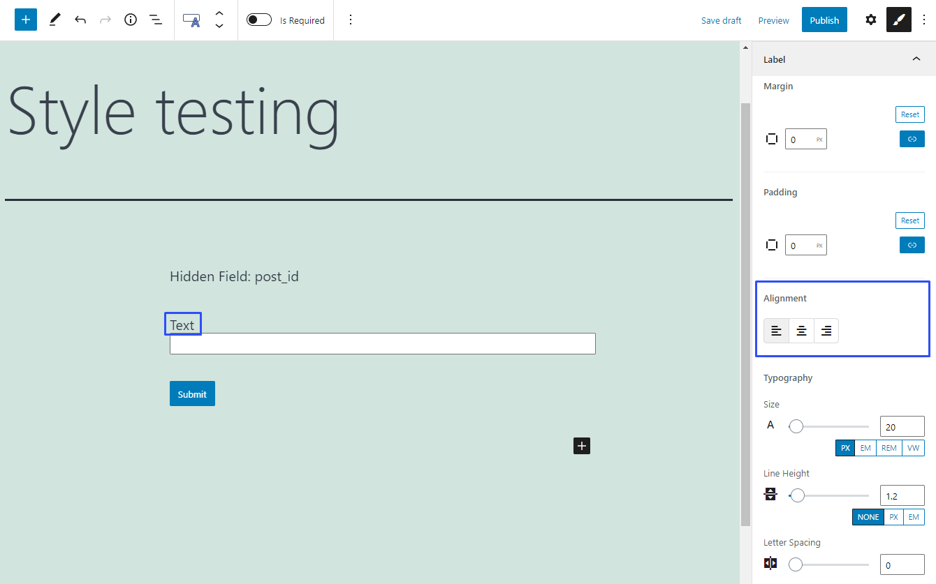 Jetformbuilder Alignment Settings Overview Crocoblock