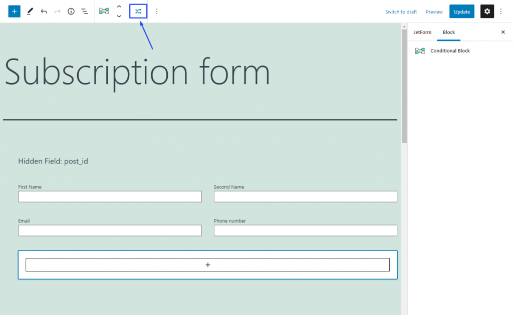 calculated checkbox form look on the frontend