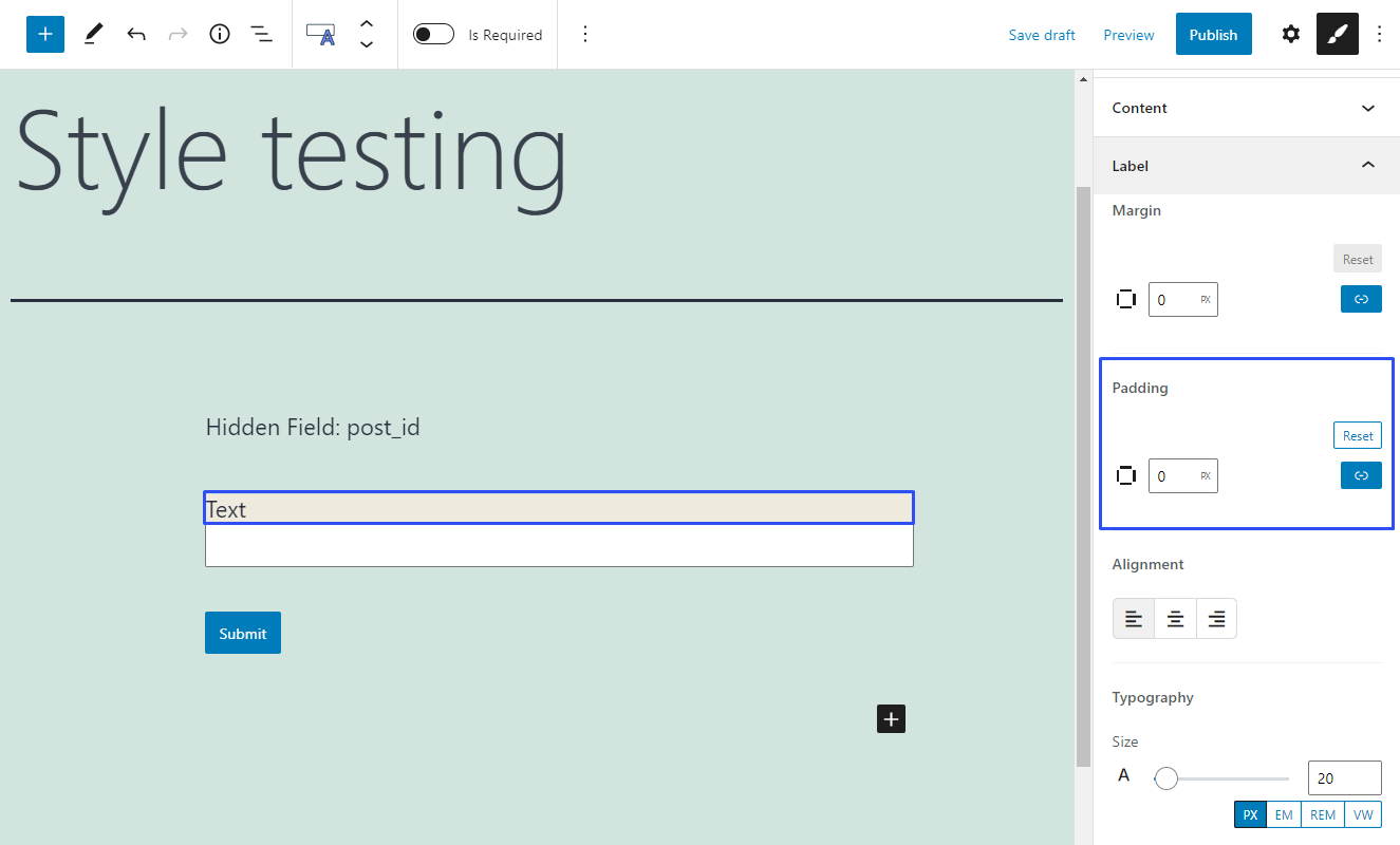 JetFormBuilder: Padding Settings Overview | Crocoblock