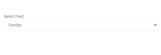 selector shows one row