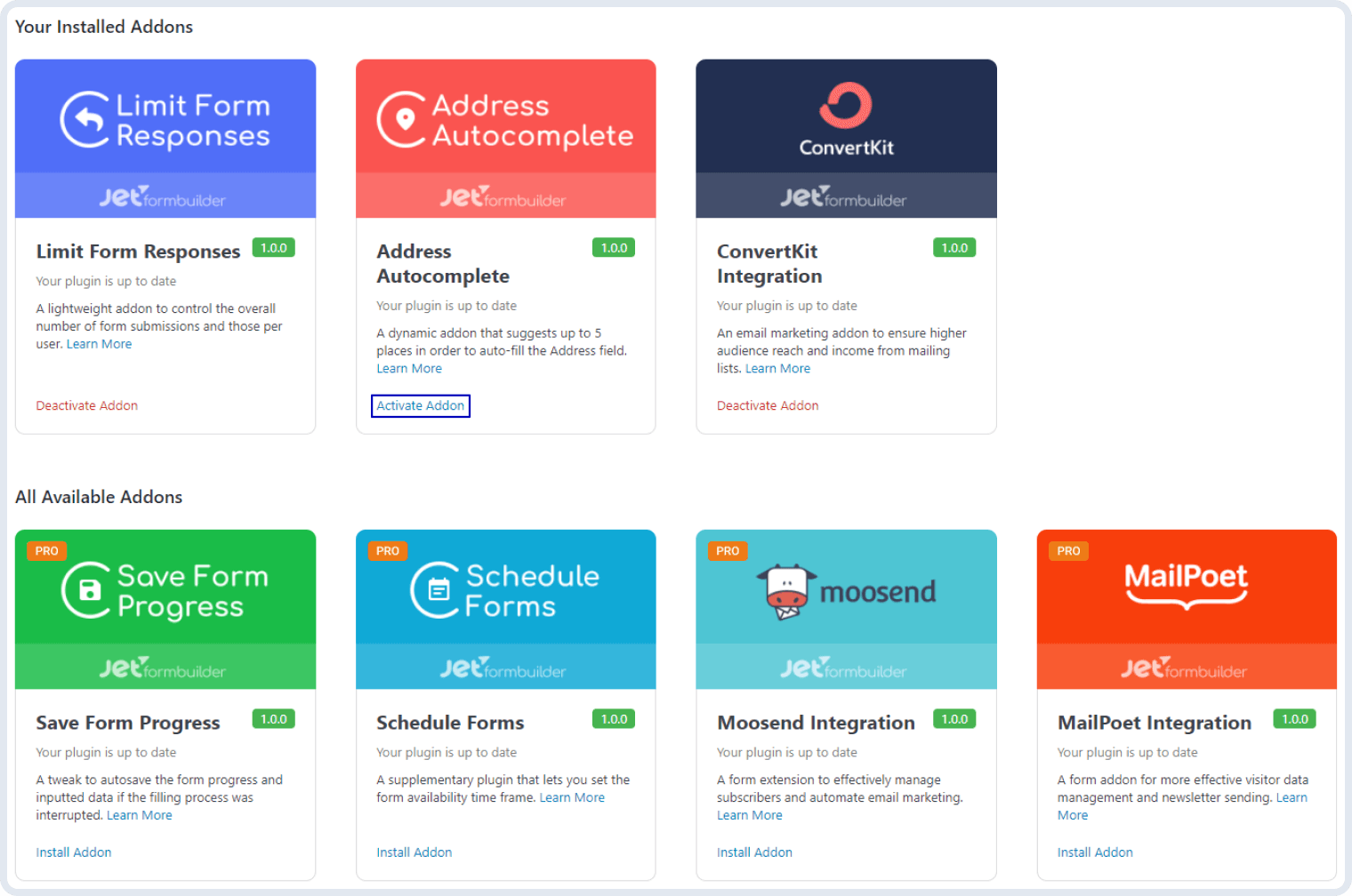 Address JetFormBuilder Pro Addon Crocoblock