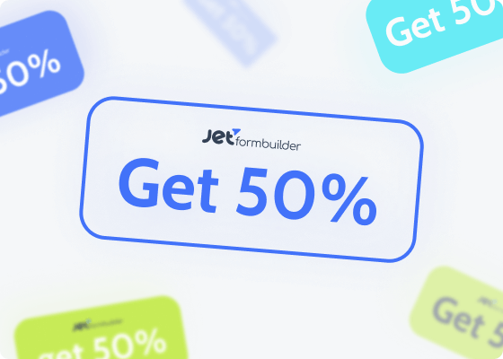 JetFormBuilder affiliate program get 50%
