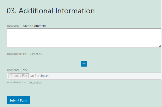 booking multi step form pattern third step