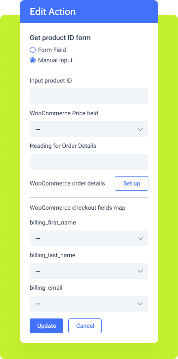 woocommerce cart and checkout addon options