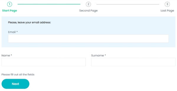 multi-step form made with jetformbuilder