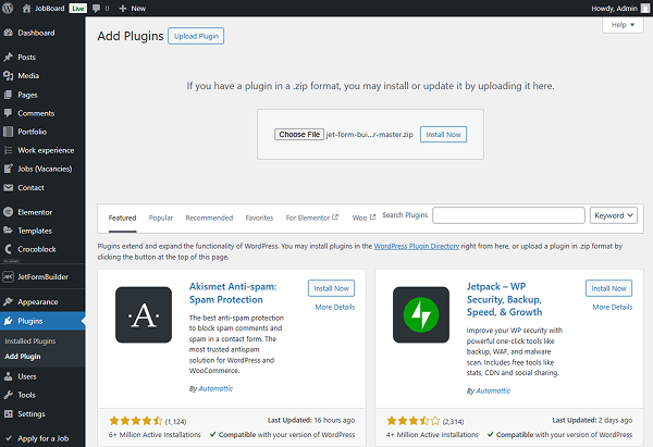 add plugins page