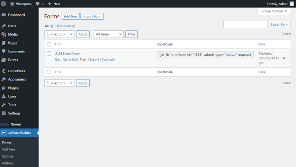 jetformbuilder duplicating form