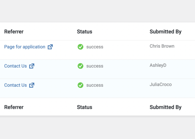 form record page columns