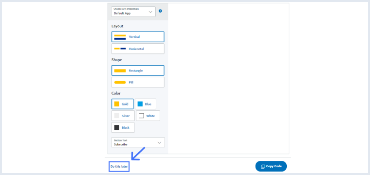 setting up PayPal checkout experience for subscriptions