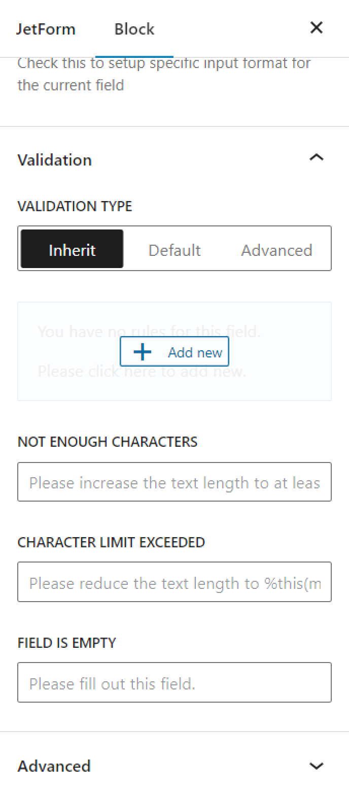 Advanced Form Validation | FormBuilder