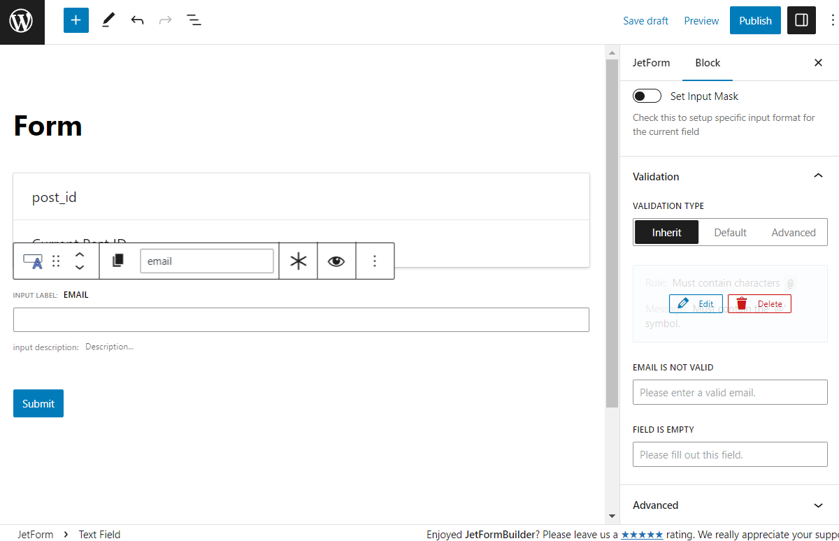 Advanced Form Validation – JetFormBuilder | Crocoblock