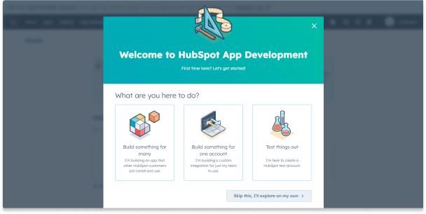 hubspot app development