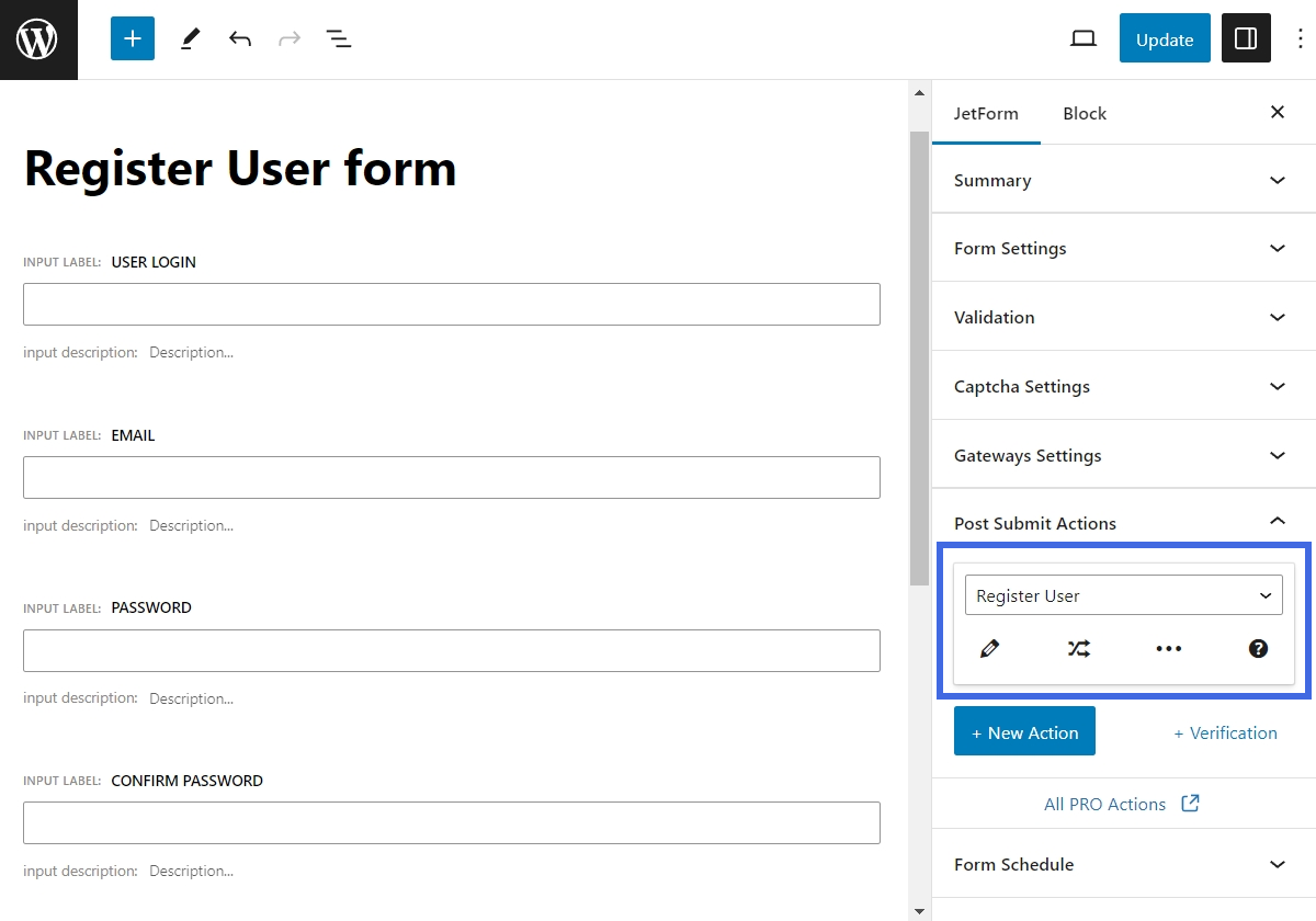 Register Form — JetFormBuilder | Crocoblock