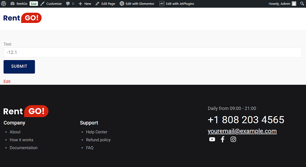 integer method on the front end