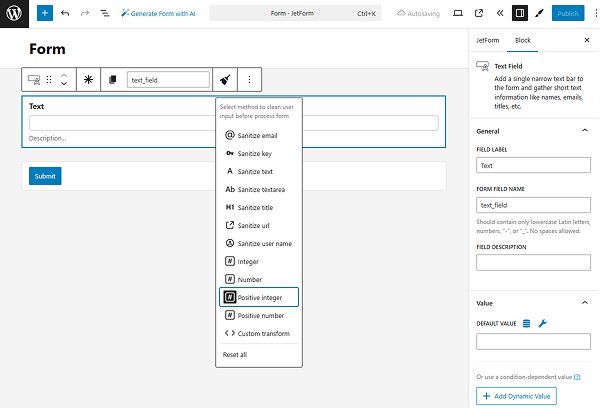 positive integer method