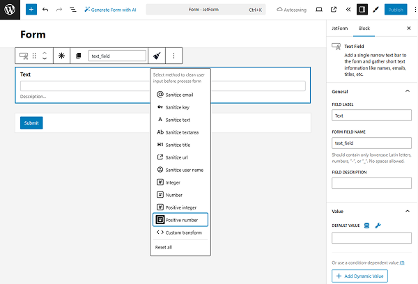 positive number method