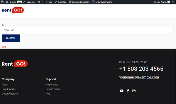 sanitize key on the front end