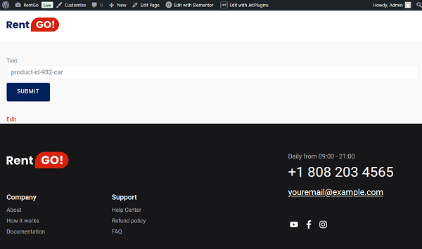 sanitize url on the front end
