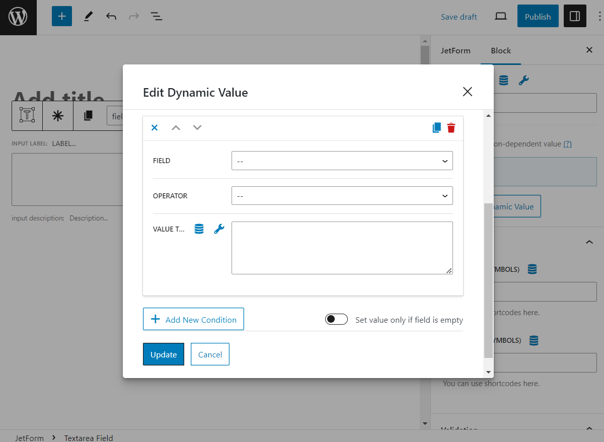 Textarea Field Overview — JetFormBuilder | Crocoblock