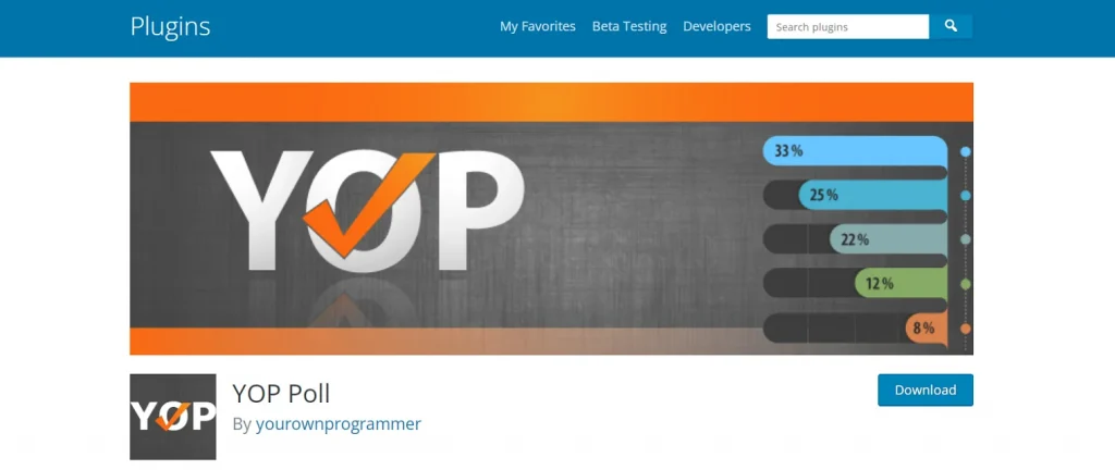YOP Poll homepage