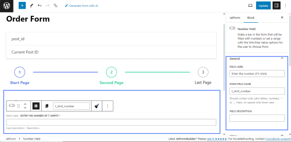 jetformbuilder numerical field