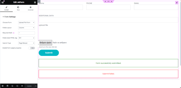 save-form record toggles