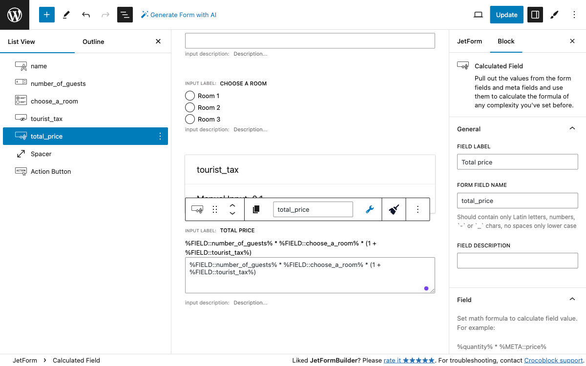 How to Combine Hidden Field and Repeater with Calculated Field ...