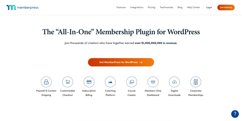 memberpress plugin homepage