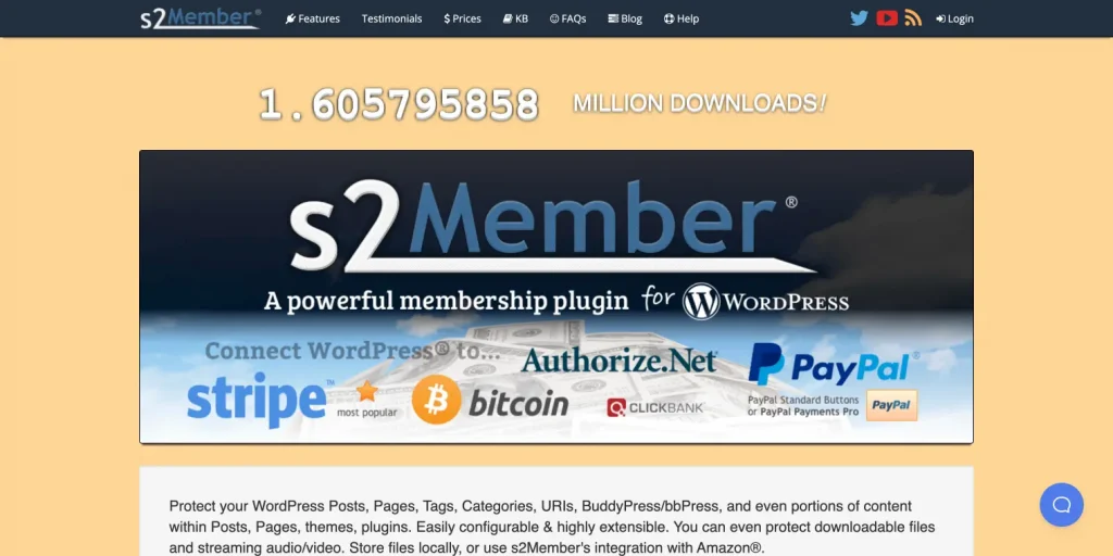 paid memberships pro plugin homepage