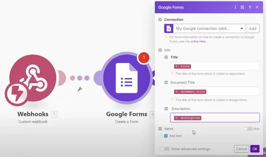 add google form to make