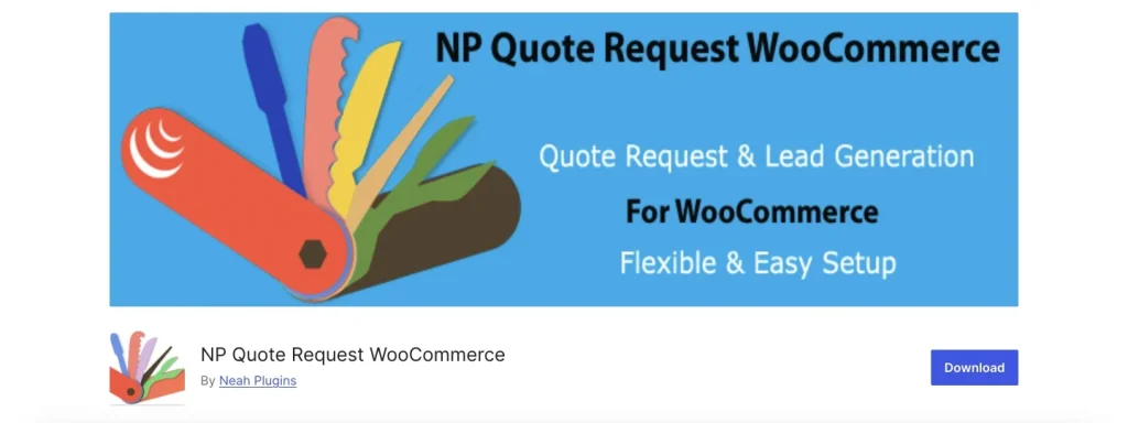 NP Quote Request WooCommerce plugin on wordpress.org