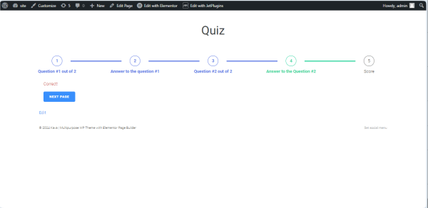 conditional block on the front end