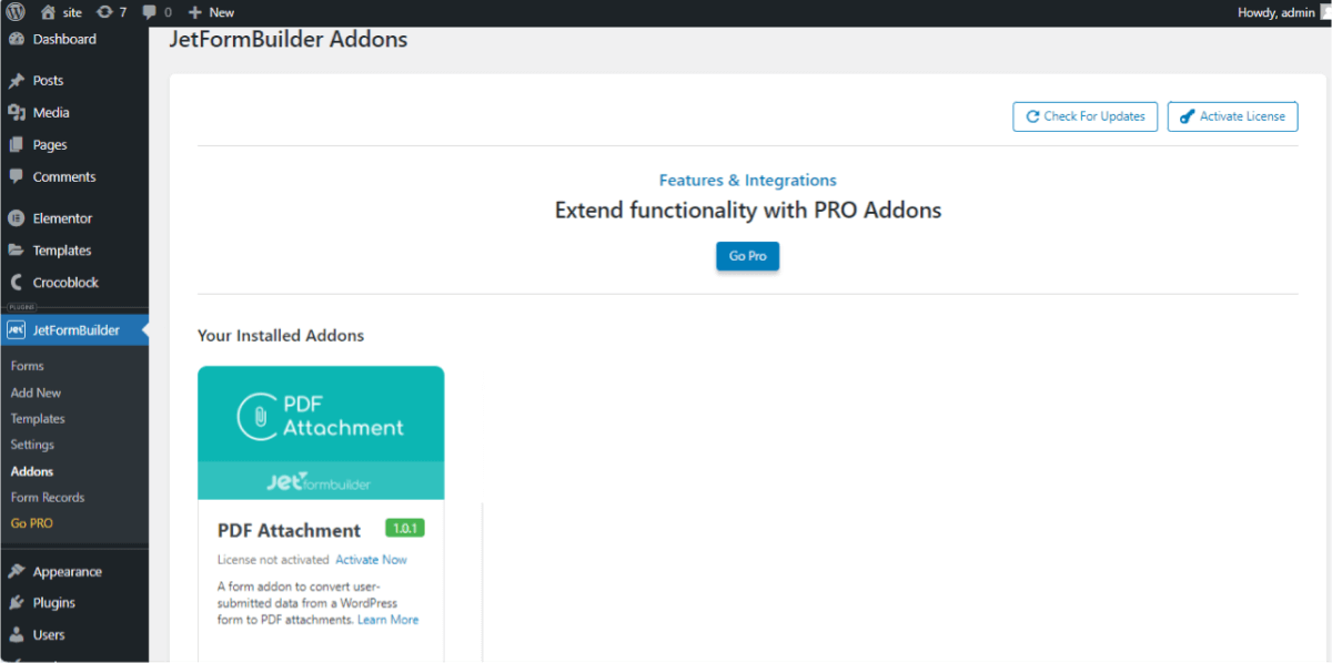 How to Generate PDF on Form Submission — JetFormBuilder | Crocoblock