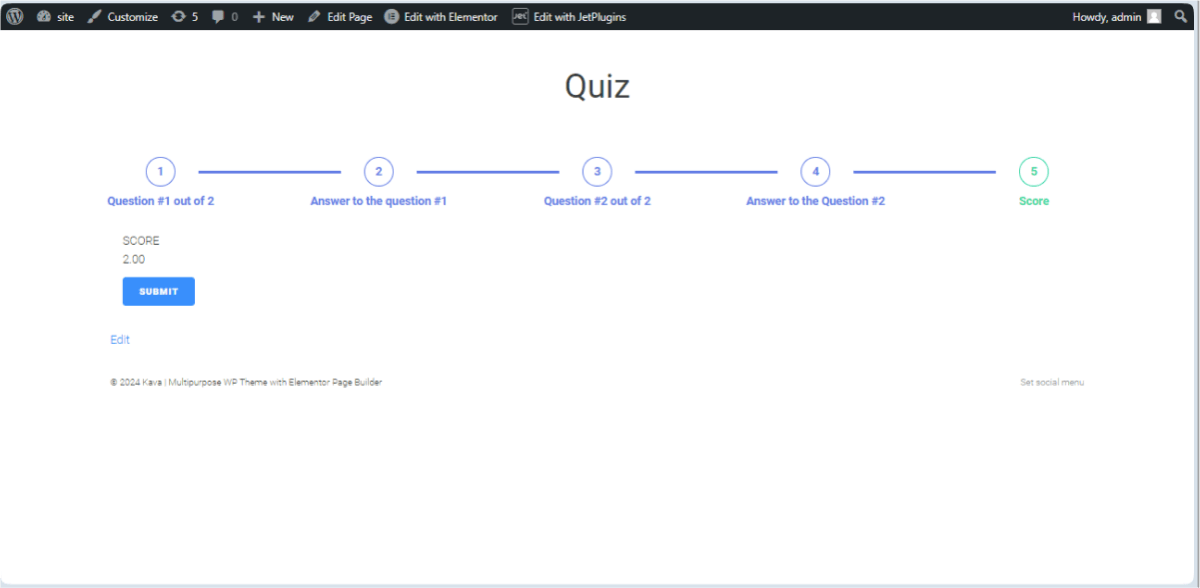 How to Create a Quiz in WordPress — JetFormBuilder | Crocoblock