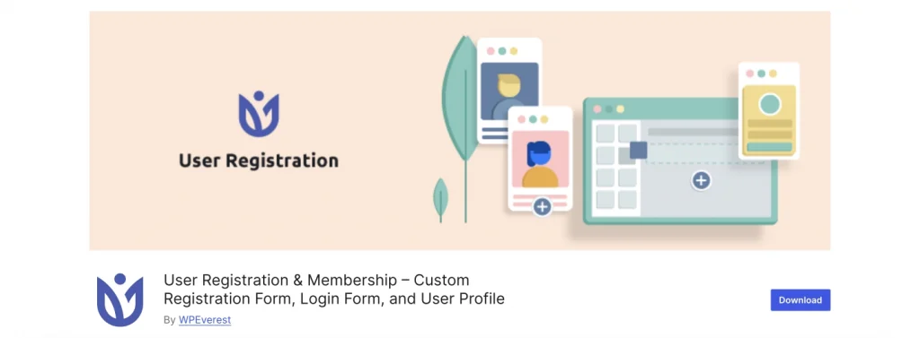 user registration and membership plugin on wordpress.org