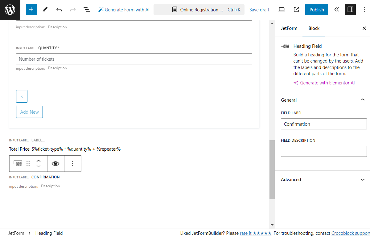 How to Create an Event Registration Form — JetFormBuilder | Crocoblock