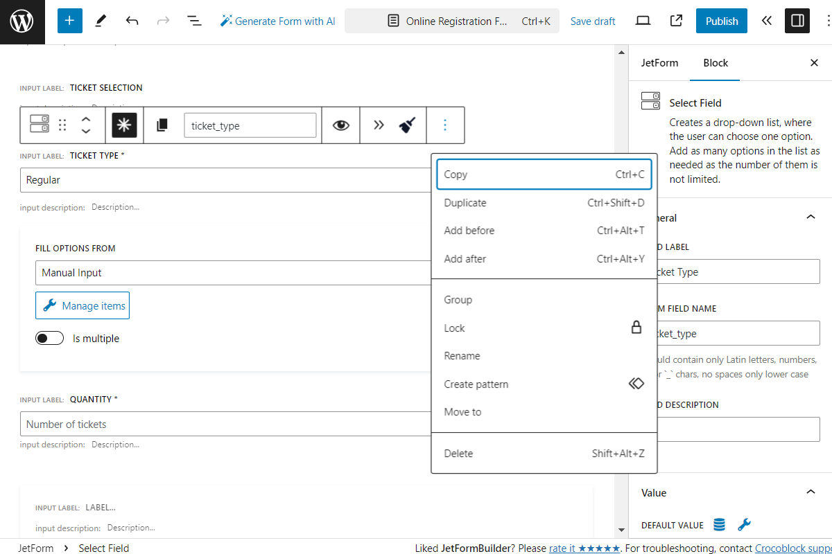How to Create an Event Registration Form — JetFormBuilder | Crocoblock
