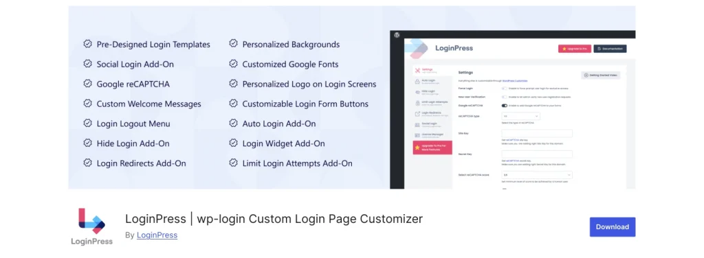 loginpress plugin on wordpress.org