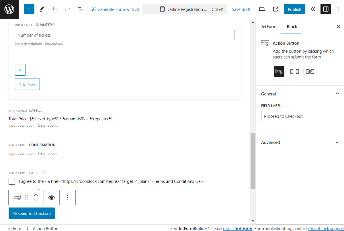How to Create an Event Registration Form — JetFormBuilder | Crocoblock