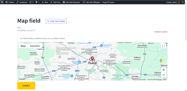 Map Field Overview – JetFormBuilder | Crocoblock
