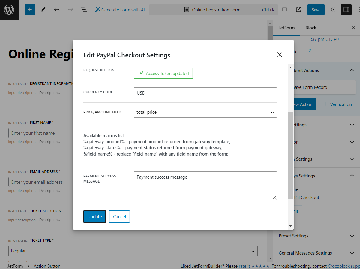 How to Create an Event Registration Form — JetFormBuilder | Crocoblock