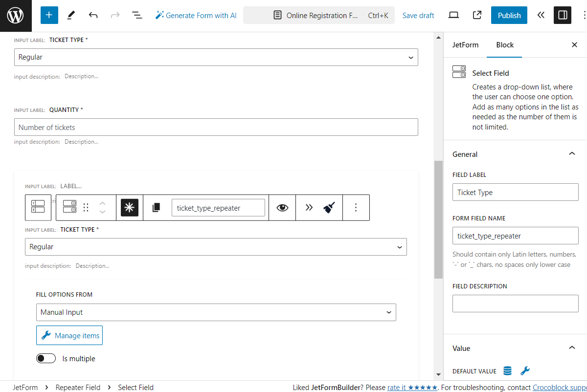 How to Create an Event Registration Form — JetFormBuilder | Crocoblock