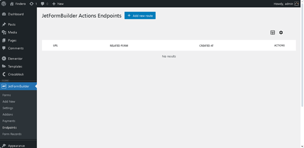 jetformbuilder actions endpoints tab