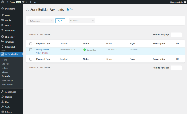 jetformbuilder payments