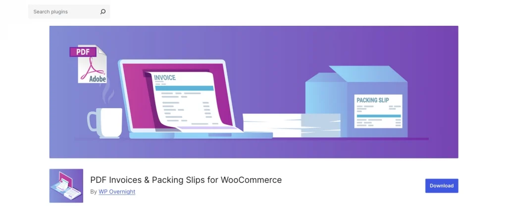 WooCommerce PDF Invoices & Packing Slips plugin on wordpress.org