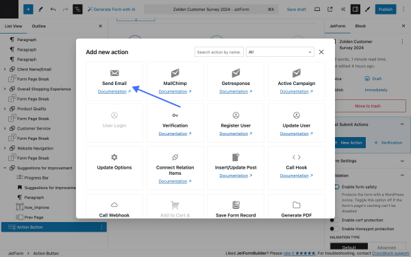 edit manual options pop-up