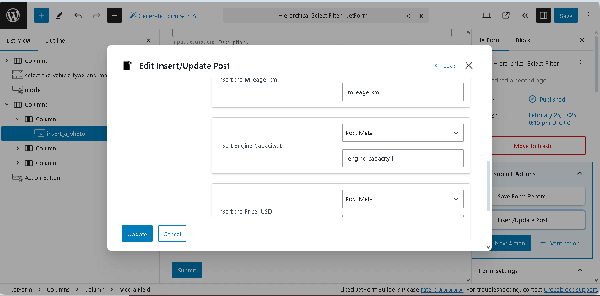 assigning form fields to the cpt meta fields